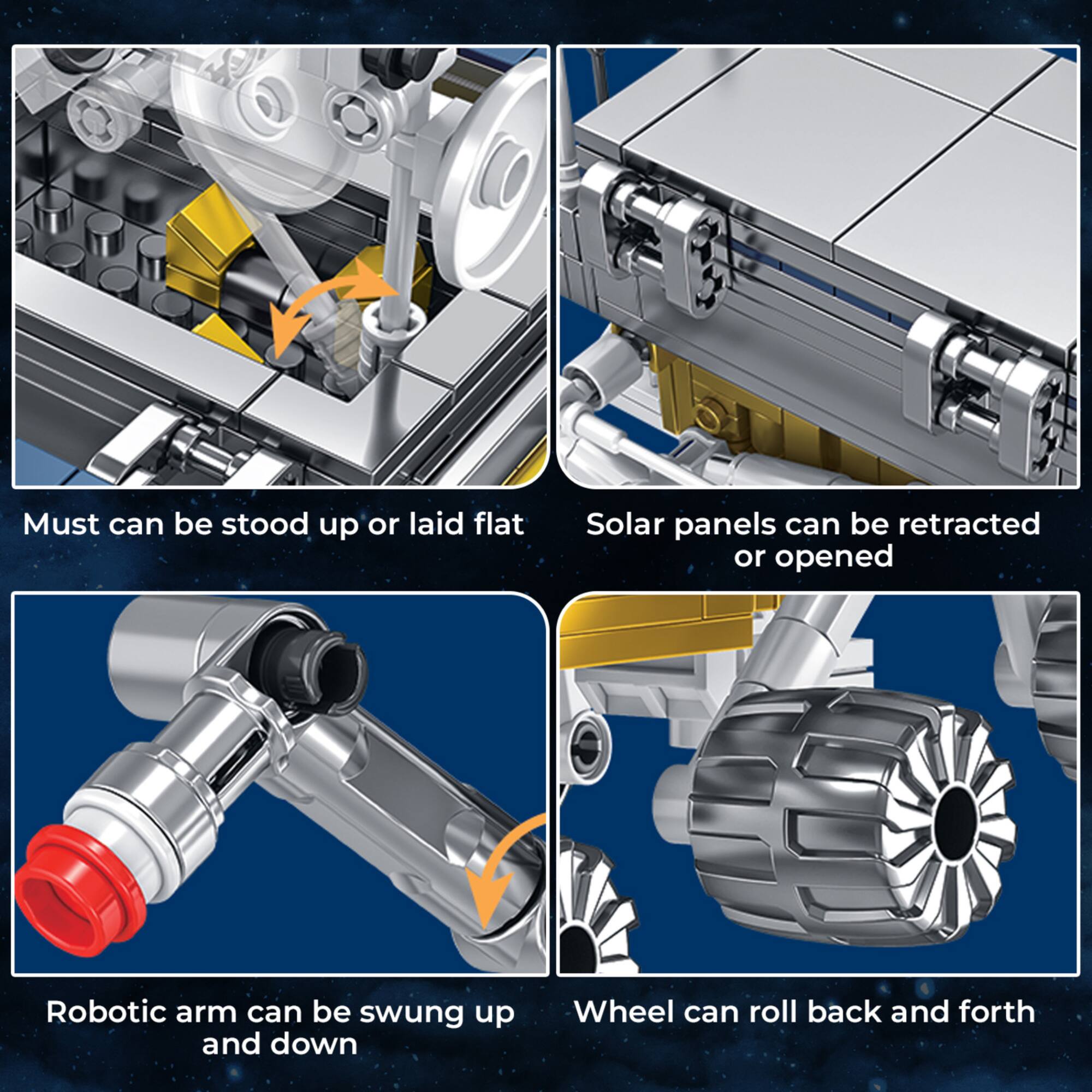 Contixo BK06 Aerospace Series Mars Rover Building Block Set